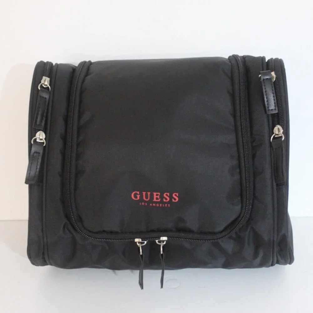 Guess Nylon Hanging Travel Toiletry Bag organizer